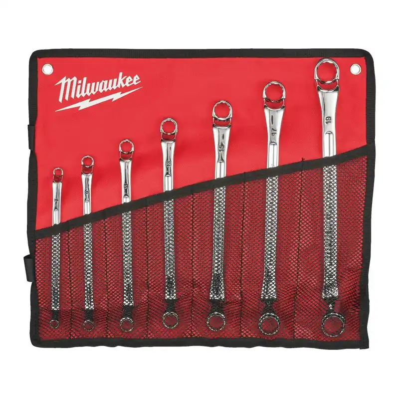Milwaukee Accessoires 4932492737 Jeu de clés à double anneau (7 pièces)