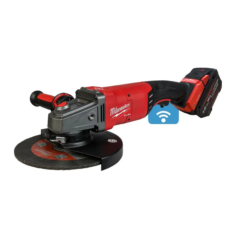 Milwaukee 4933499242 M18 ONEFLAG230XPDB-122C FUEL™ ONE-KEY™ Meuleuse d‘angle 230 mm avec interrupteur à palette et frein à disque 18 V 2x 12 Ah