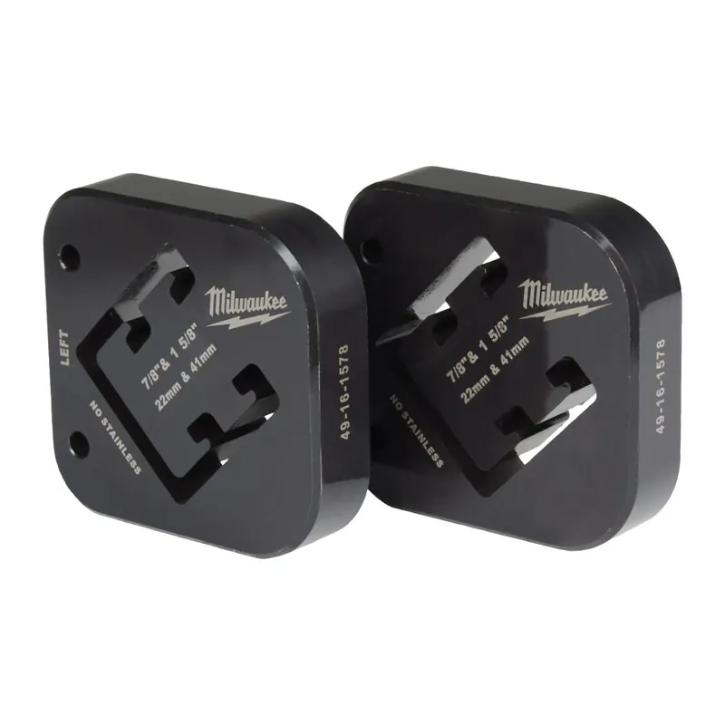 Milwaukee Accessoires 49161578 Jeu de matrices de coupe pour profilés de montage 22 x 41 mm