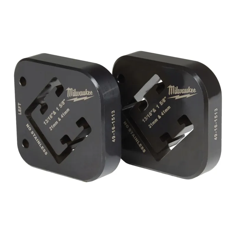 Milwaukee Accessoires 49161513 Jeu de matrices de coupe pour profilés de montage 21 x 41 mm