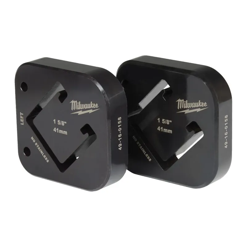 Milwaukee Accessoires 49160158 Profil de montage jeu de matrices de découpe 41 x41 mm