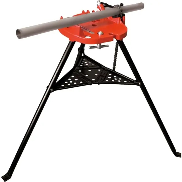 Rothenberger 70752 Établi portable sur trépied avec pince à chaîne