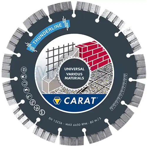 Carat CEB14030TT Lame de scie diamantée Thunderline 140 x 22,23 mm