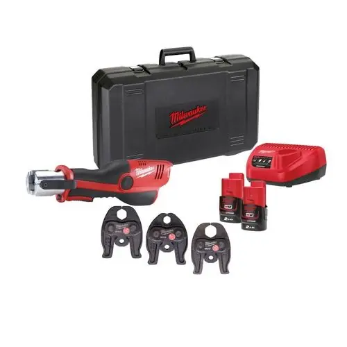 Milwaukee 4933481037 M12 ONEHPT-202C U-Set Accu Press pince 12V 2.0 Ah Li-ion U 16/20/25 mm
