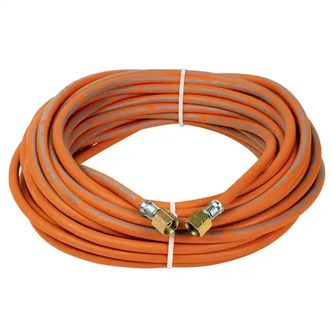 Express 963/20S Tuyau à gaz en caoutchouc longueur 20 m dia 6.3 avec 2 x raccord 3/8 gauche femelle