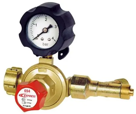 Express 694 Propane Régulateur haute pression 2-4bar couplage 3/8 gauche