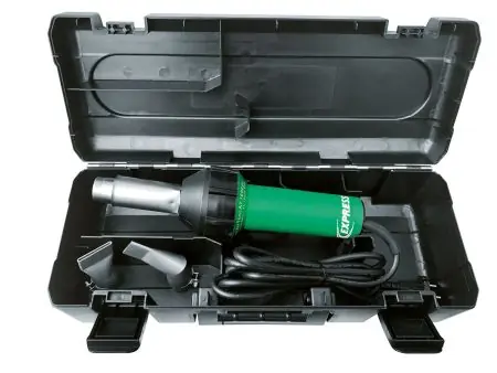 Express 2023 Pistolet à air chaud 1600 kW 230 V avec mâchoire plate 40 mm et mâchoire courbe 40 mm