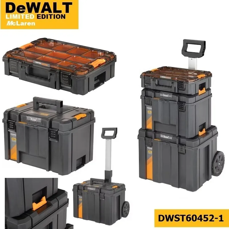DeWalt Accessoires DWST60452-1 Chariot à outils McLaren Tstak 3 en 1