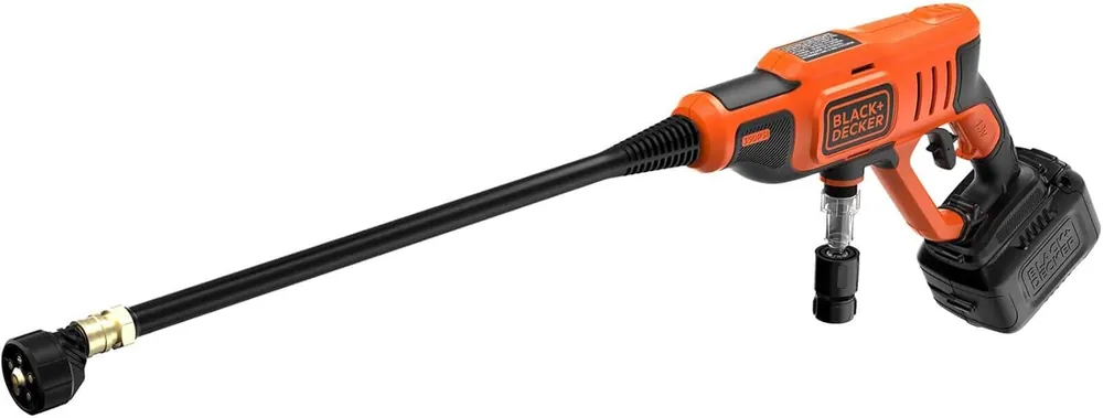 Black & Decker BCPC18D1-QW Nettoyeur haute pression 18 Volt 2.0 AH Li-ion 24 bar