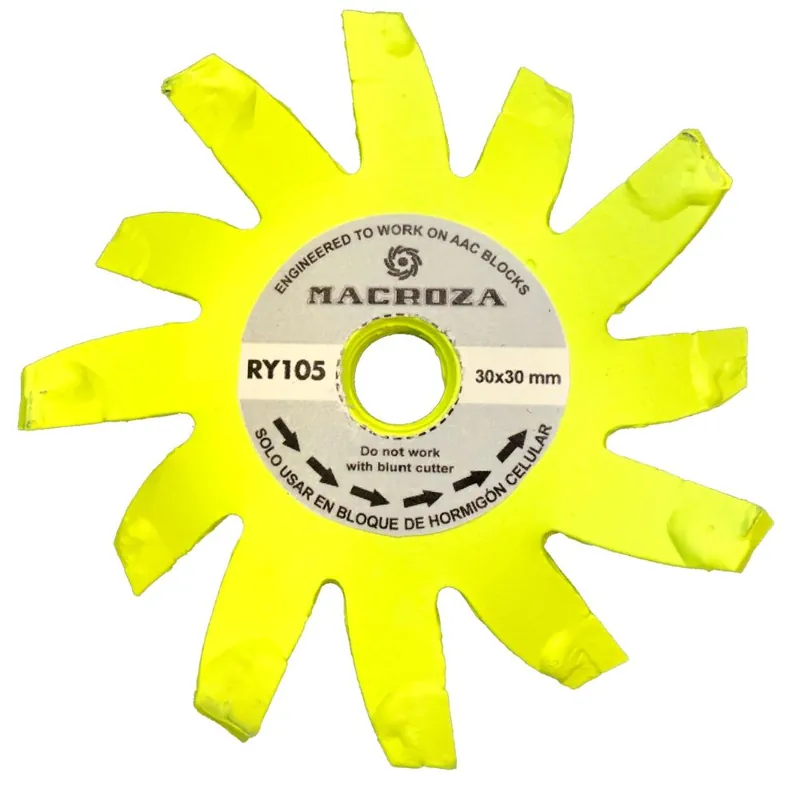 Macroza RY105 Routeur 30mm x 30mm AAC / Ytong