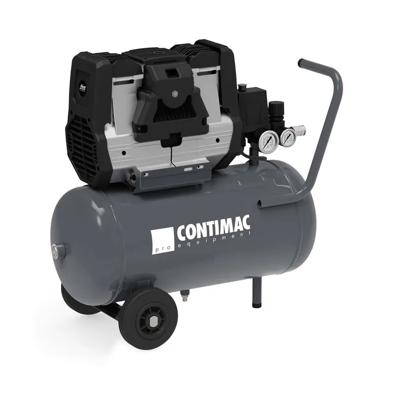 Contimac 25260 CM 270/9/24W Compresseur 230V 2 cylindres 270L/min 9 bar 24 Ltr