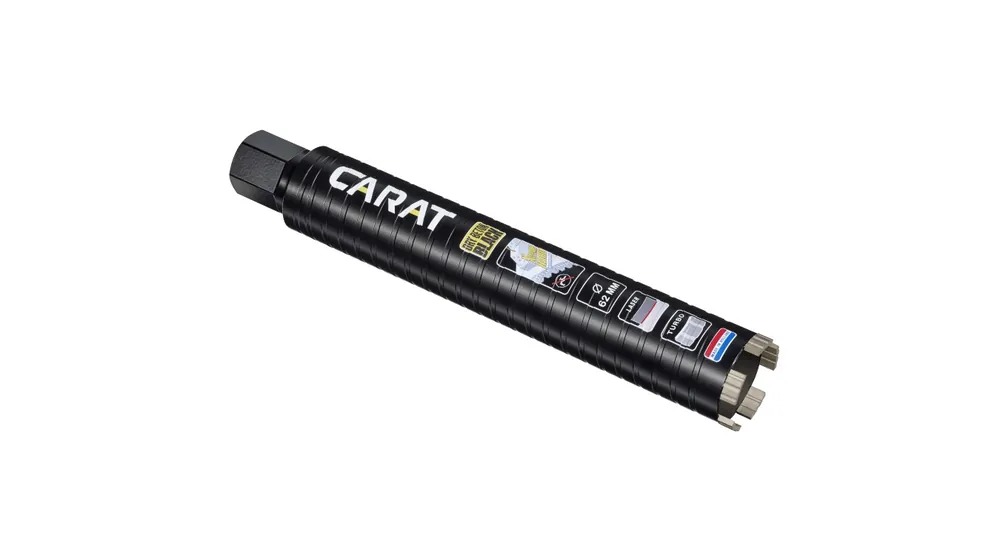 Carat EDBLACK068 Laser Béton Sec Mèche diamantée Ø68x300x5/4" UNC
