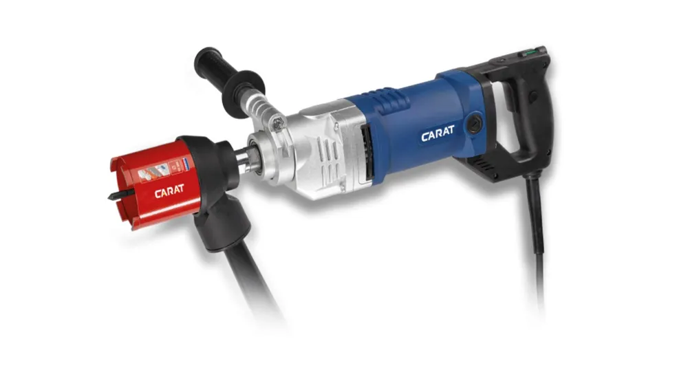 Carat AMB1810A25 A-1810 Perceuse diamantée 1800 Watt 132 mm + Coffret + Perceuse ECO 82 mm
