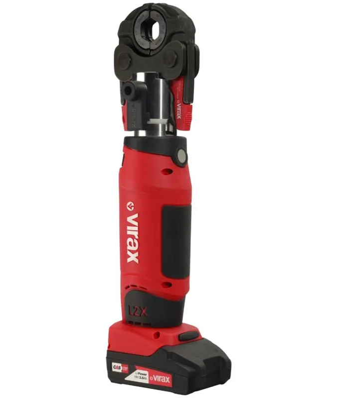 VIRAX 253589 Mini-Press L2X Battery Presser 18V 2.0 Ah avec pince mère