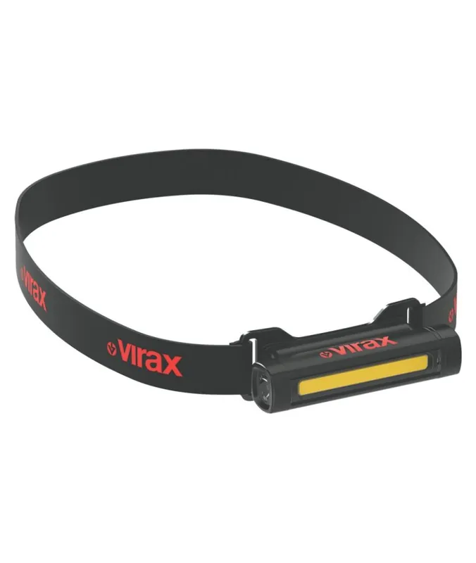 VIRAX 262828 Lampe frontale rechargeable pro 2 en 1