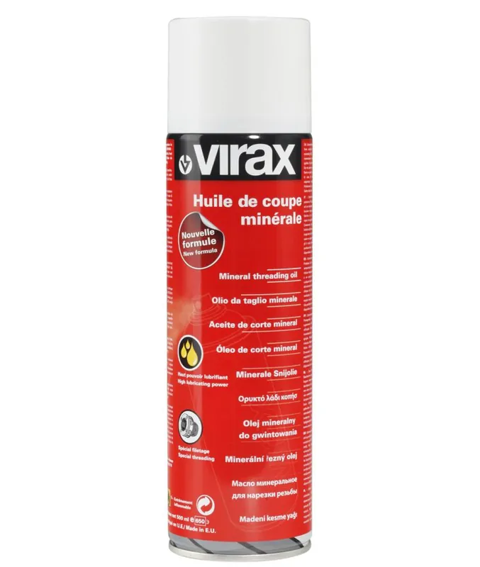 VIRAX 110202 Bouteille d‘huile minérale de coupe 12 x 1L