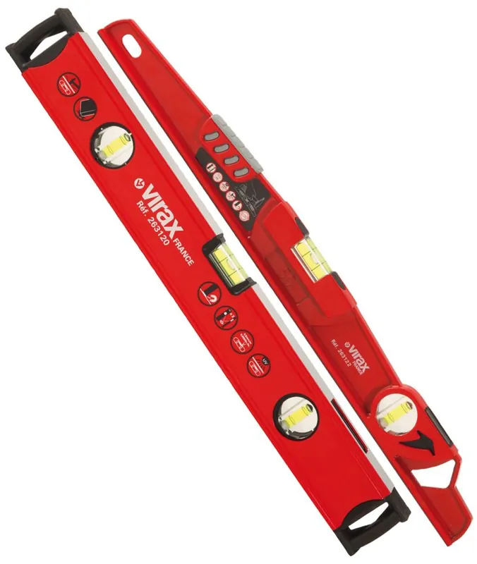 VIRAX 263122 Niveau à bulle trapézoïdal 50 cm