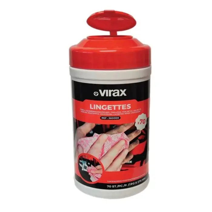 VIRAX 360000 Lingettes nettoyantes 70 pièces