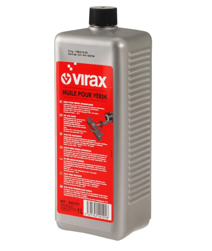 VIRAX 240101 Huile minérale hydraulique 1 L