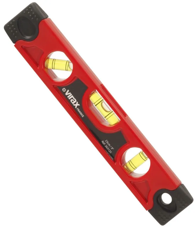 VIRAX 263125 Petit niveau à bulle tubulaire 23 cm