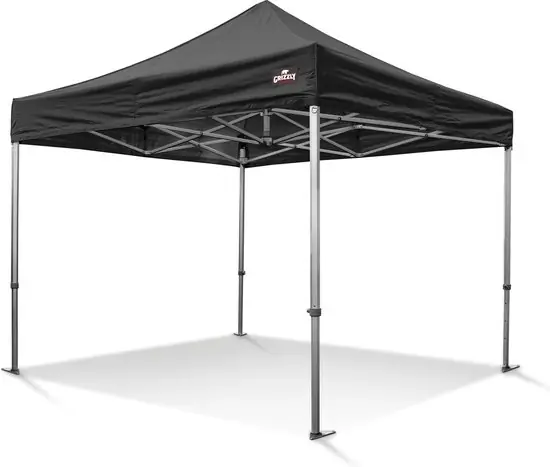 Grizzly Outdoor GOW5044Z GO-WORK50 Tente de travail 4x4 m Noir