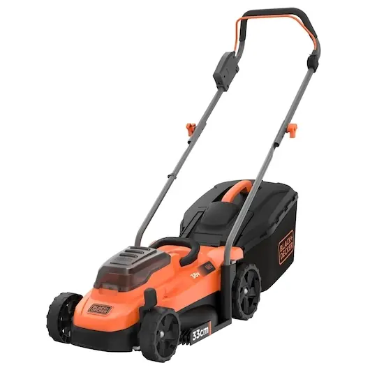 Black & Decker BCMW3336L2-QW Tondeuse à gazon 36 Volt 2.5 Ah et chargeur 33 cm