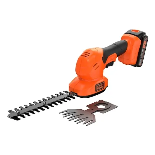 Black & Decker BCSS18D1-QW Cisaille à gazon et à arbustes 18V 2.0 Ah Li-ion