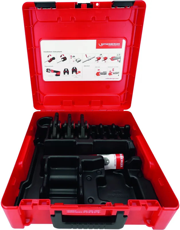 Rothenberger Accessoires 1000004939 ROMAX NANO iJAWs Set de bassin de pressage SV, 15-22-28mm