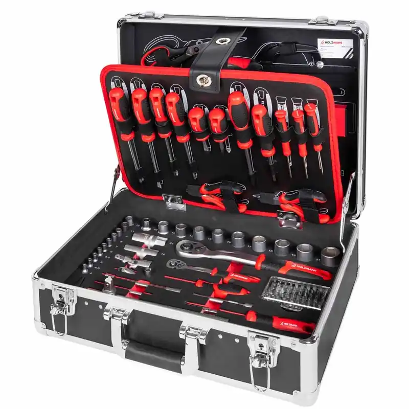 Holzmann WZK119ECO WZK119ECO Mallette à outils remplie 119 pièces