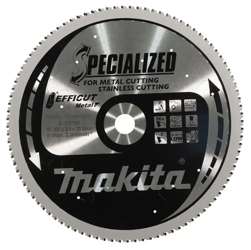 Makita Accessoires E-19750 Lame de scie Efficut 305x25,4x2 96T