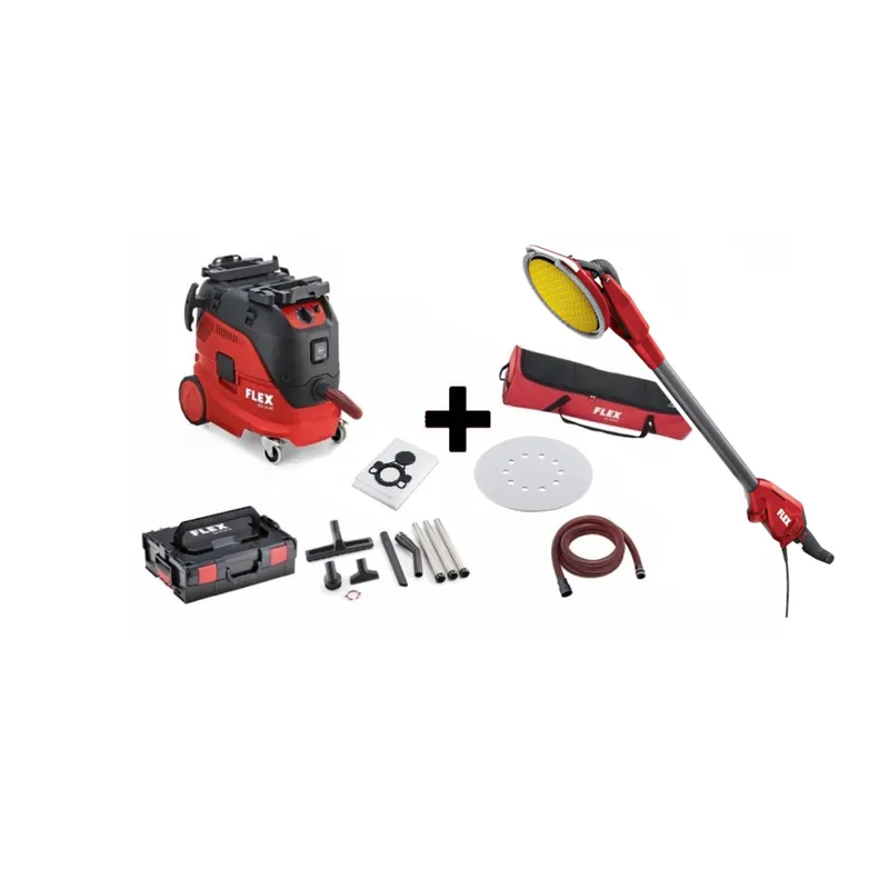 Flex-tools 534167 Ponceuse de plafond Giraffe GE 6 R + aspirateur VCE 33 L AC