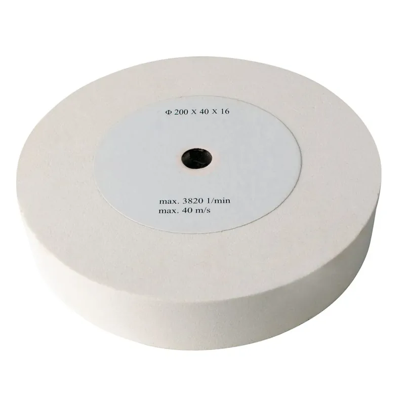 Scheppach Disque de ponçage 200 x 40 mm K100 blanc
