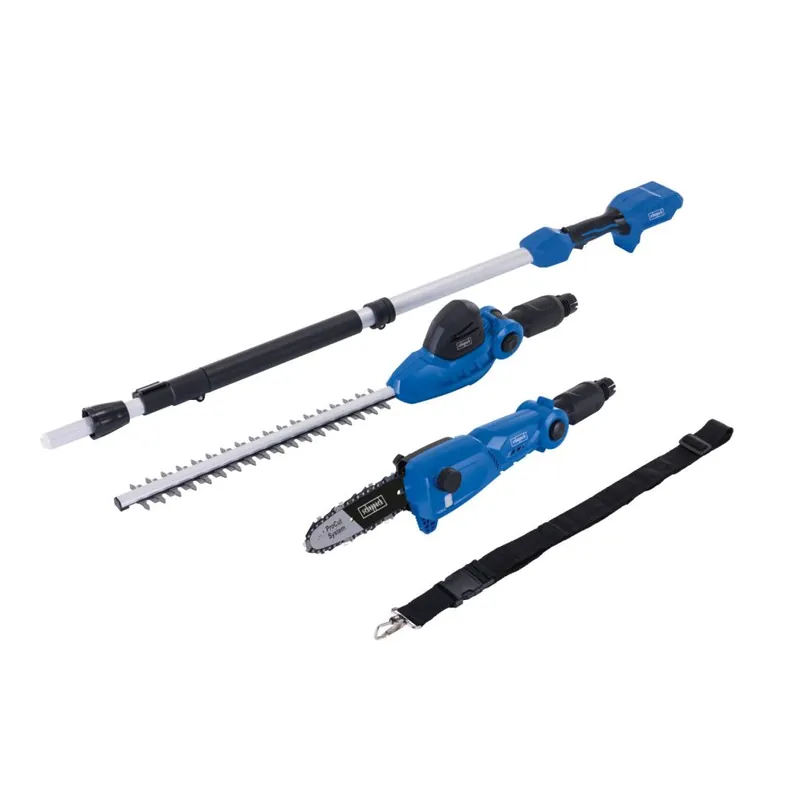 Scheppach 5912404900 Machine de jardinage sans fil 2-en-1 20V C-PHTS410-X
