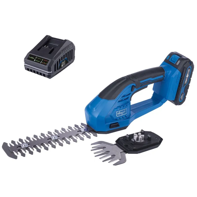 Scheppach 5912205400 Taille-haie sans fil 20V C-HTGS200-X set