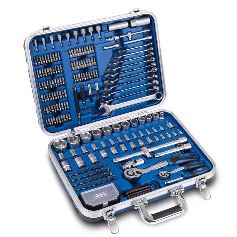 Scheppach Mallette à outils TB235 233 pièces