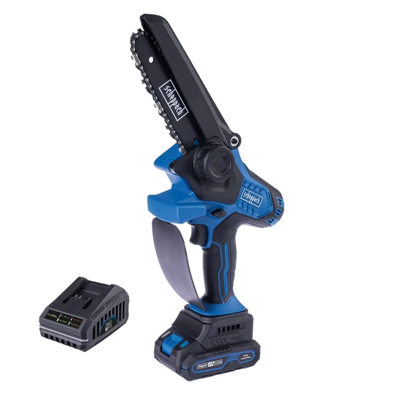 Scheppach 5910310400 Scie d‘élagage sans fil 20V BC-PS150-X set