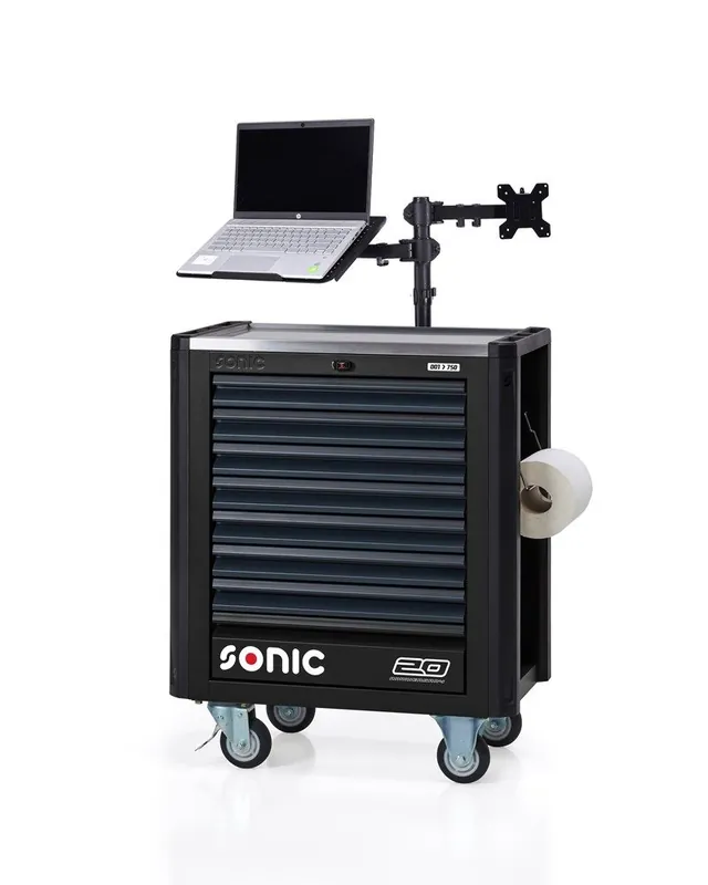 Sonic 743086 Chariot à outils 20 ans NEXT S9 rempli 430 pcs