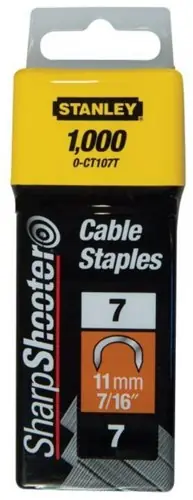 Stanley 1-CT107T Pinces 11mm Type 7 - 1000 pcs