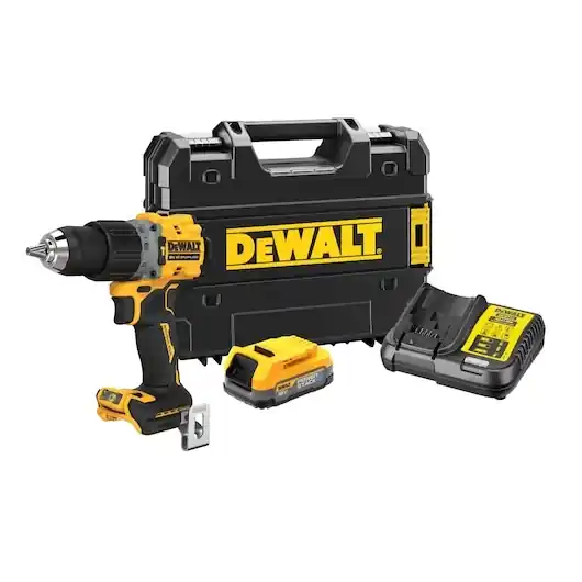 DeWalt DCD805E1T-QW Perceuse-visseuse compacte Accu 18V XR 2x 2Ah Li-Ion en TSTAK Brushless