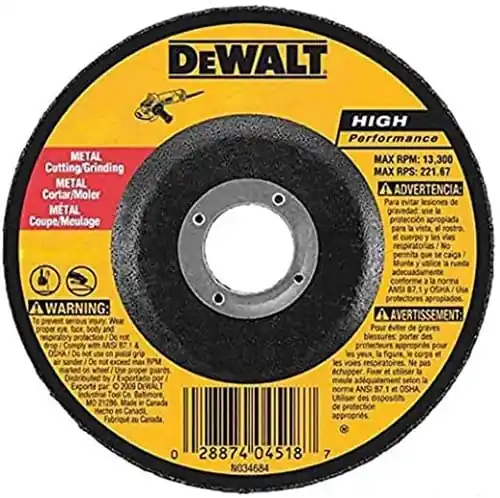 DeWalt Accessoires DX7941-AE Meule Extreme 2X Métal 125 x 6.0 x 22.2mm