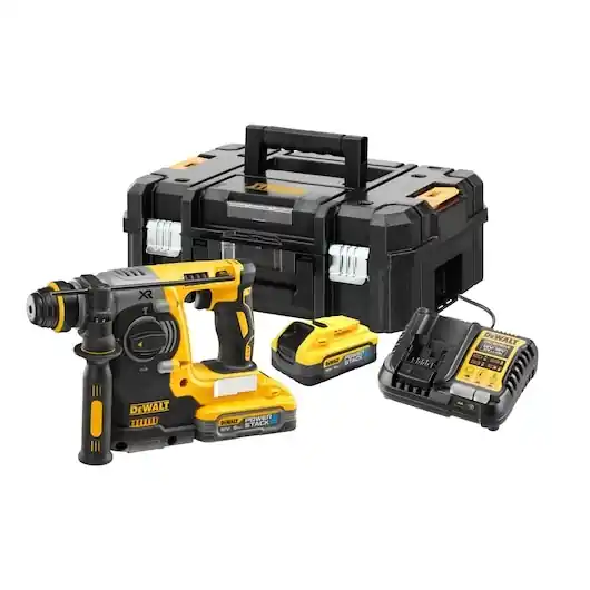 DeWalt DCH273H2T-QW Marteau combiné sans fil SDS-Plus 18V XR 2x 5.0Ah Li-Ion en TSTAK Brushless
