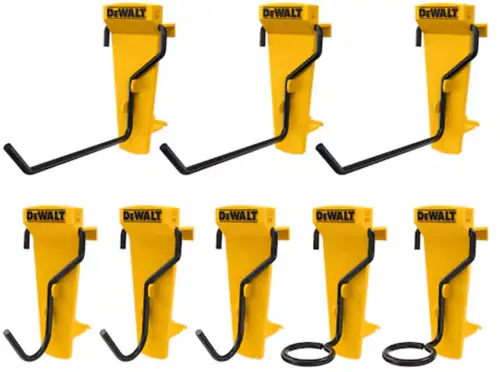 DeWalt Accessoires DWST82816-0 TOUGHSYSTEM 2.0 DXL Jeu de 8 crochets pour outils à main