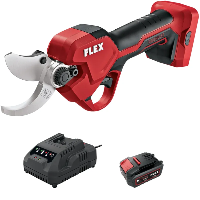 Flex-tools 534493 GPS 35 18-EC Sécateur Accu 18V 1 x batterie 5.0Ah et chargeur