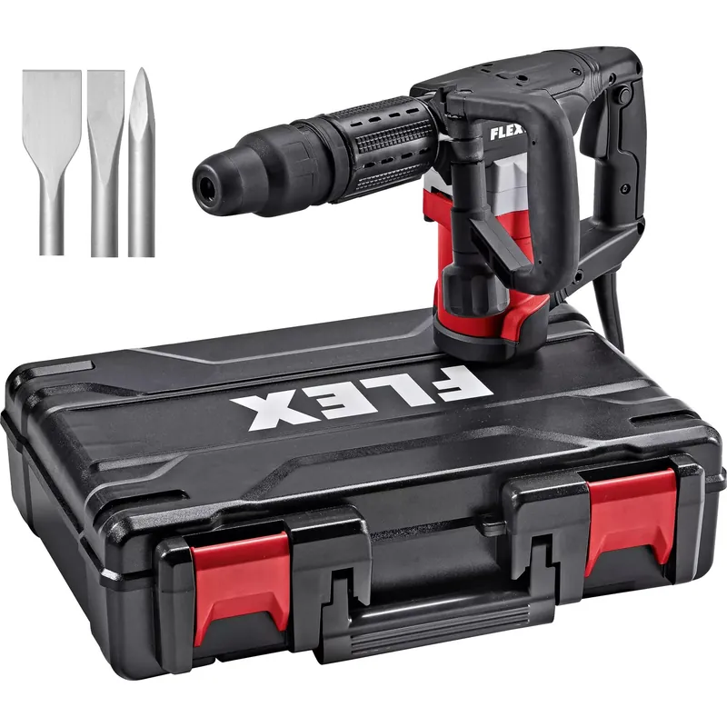 Flex-tools 534507 Marteau DH5 SDS-max + jeu de ciseaux 3 pièces