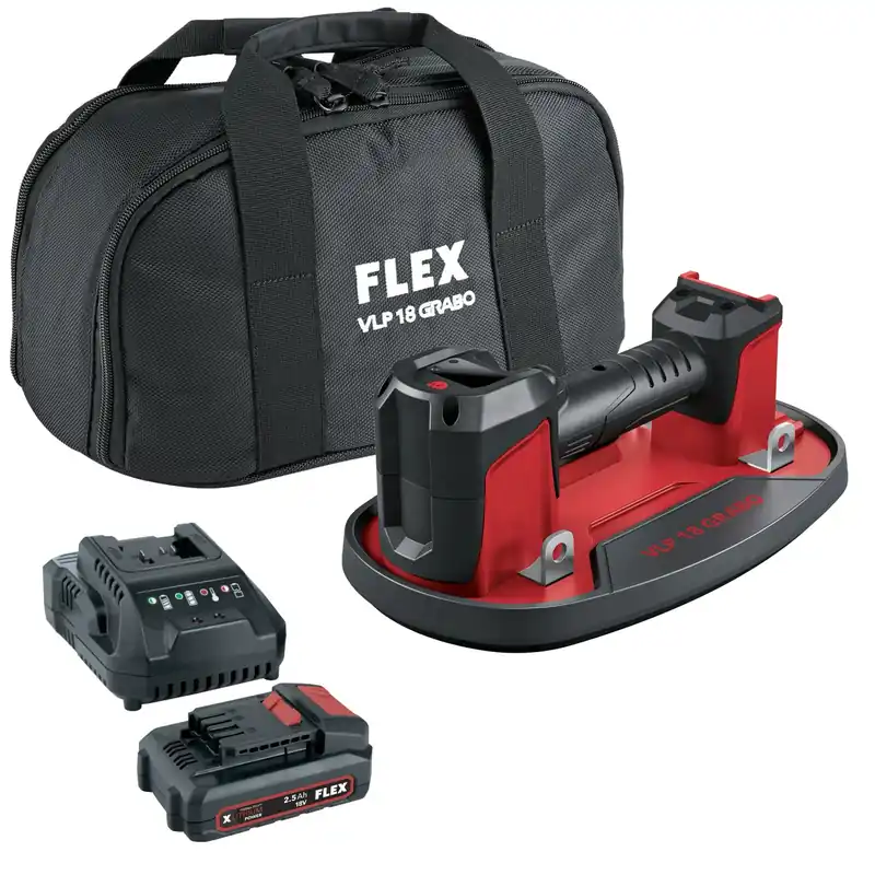 Flex-tools 534509 VLP 18.0 C Grabo Accu vacuum lifter 18V 1 x batterie 2.5Ah et chargeur