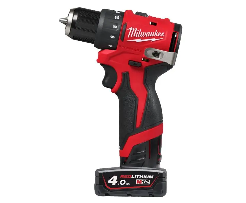 Milwaukee 4933499688 M12 BLDDRC-402C Perceuse-visseuse compacte 12V 4.0Ah Li-Ion