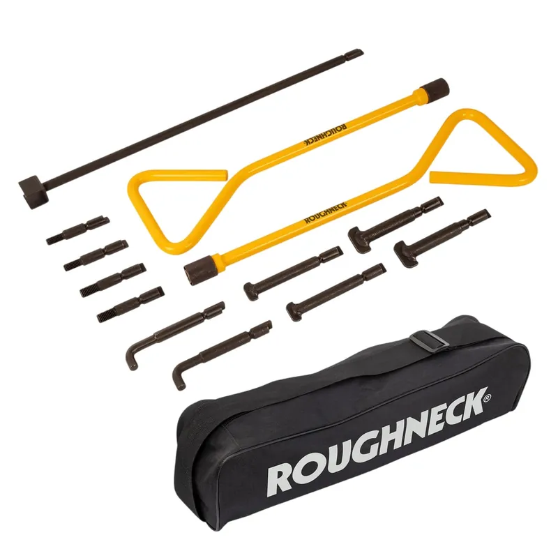 ROUGHNECK 12-001 Jeu de clés universelles pour plaques d‘égout