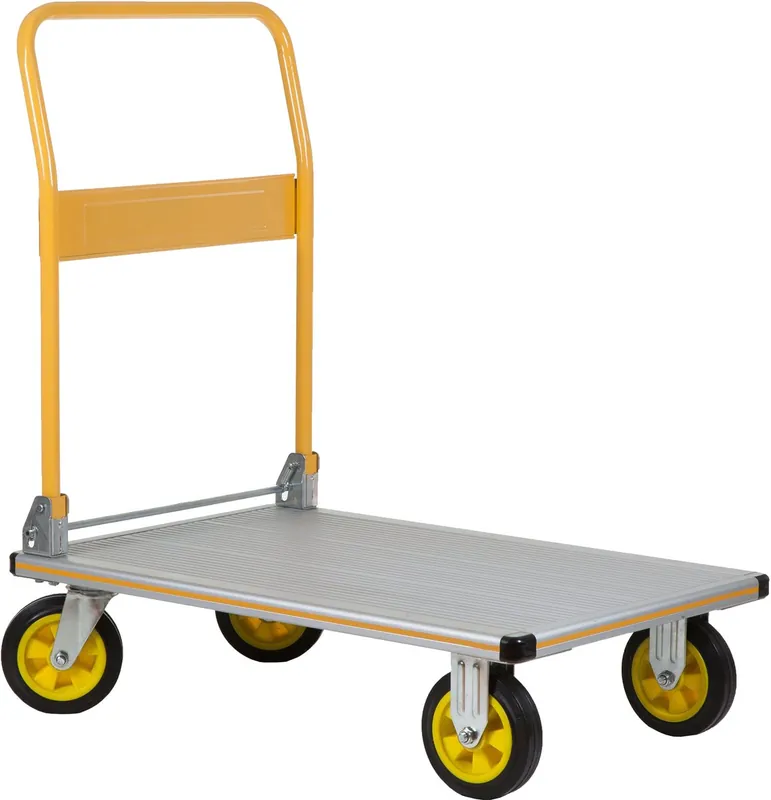 Stanley PC511 Chariot à plate-forme en aluminium, capacité de 250 kg