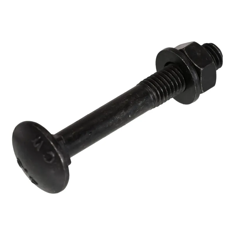Blackline 6904.11.18080 Boulon de blocage + Ecrou + Rondelle HCP Noir M8 x 80 mm - 25 pièces
