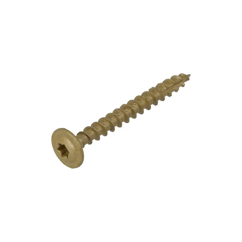 Dynaplus 0286.08.62001 Vis à bois AR-Bronze TK + pointe TX-40 8,0 x 60 mm - 100 pièces